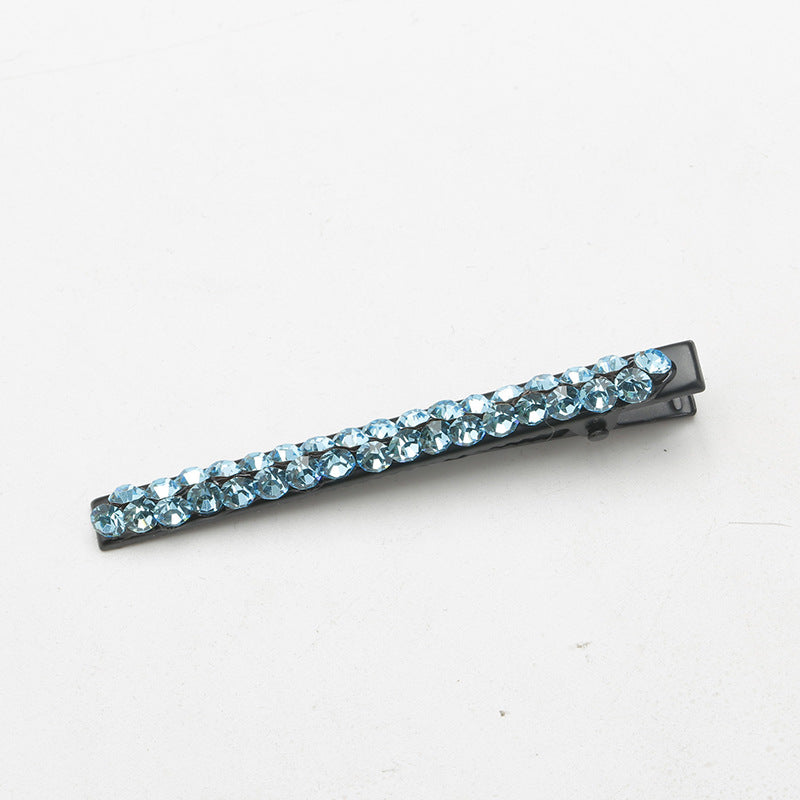 Wholesale Rhinestone Side Hairpins Duckbill Clip for Broken Hair